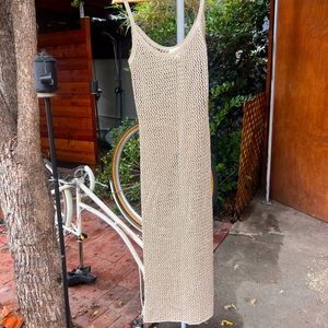 Sheer Beach Cover Dress with Shimmer